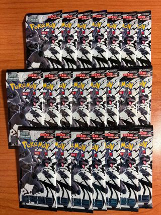 22 Sobres Cartas Pokemon Black Bolt (sv11B) Korean
