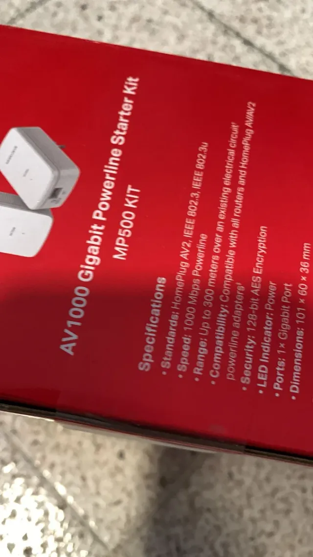 Kit Powerline Mercusys MP500 AV1000