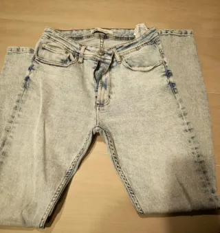 Pantalones Zara Desgastados Talla 40