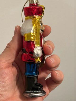 Ornamento Schiaccianoci Vetro Soffiato