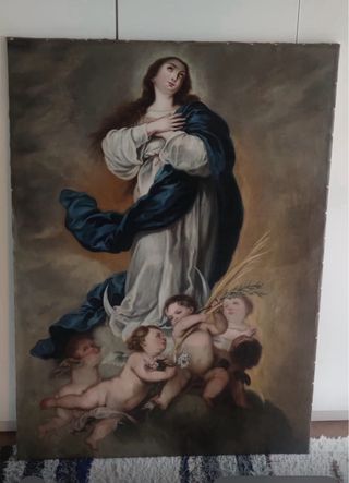 Óleo firmado y fechado 1860