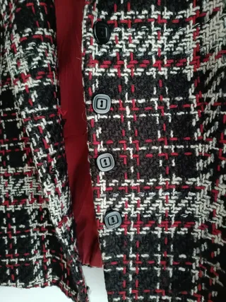 Chaqueta Tweed Corta Amatista