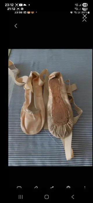 Zapatillas de ballet rosas