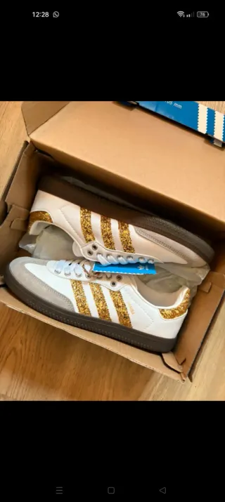 Adidas Samba OG glitter shine Dorado Purpurina