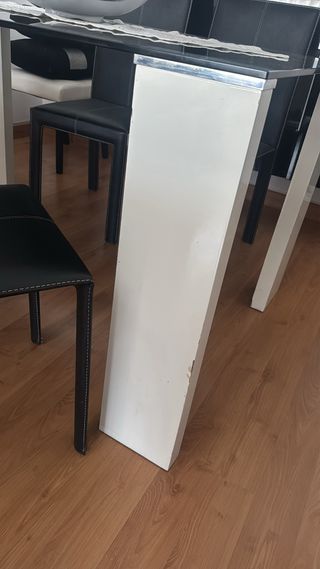 Mesa Comedor Cristal Negra