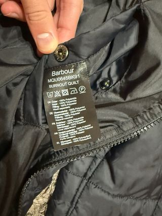 Chaqueta Barbour acolchada para hombre