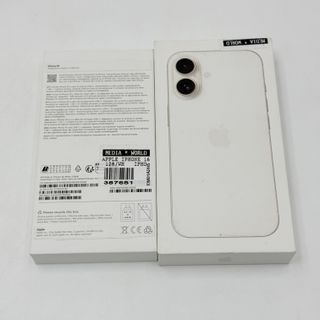 APPLE iPhone 16 128GB A18 Bianco/White Smartphone