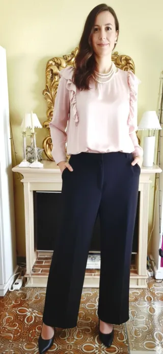 Pantalón CLOTOLO talle alto negro