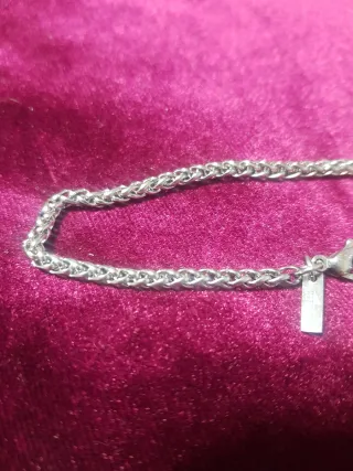 Pulsera Lotus Plateada  Hombre y mujer