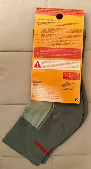 6 Calcetines Quechua Decathlon 43-46 Nuevos