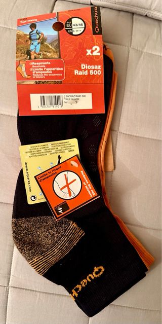 6 Calcetines Quechua Decathlon 43-46 Nuevos