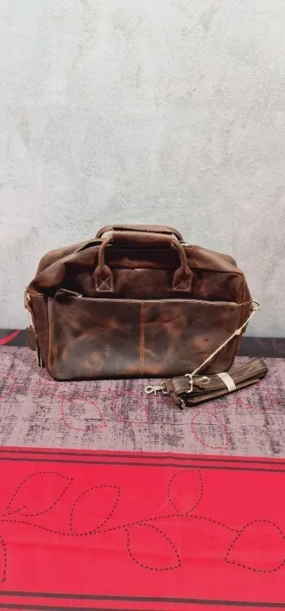 Maletín/bolsa de hombro Kattee de cuero