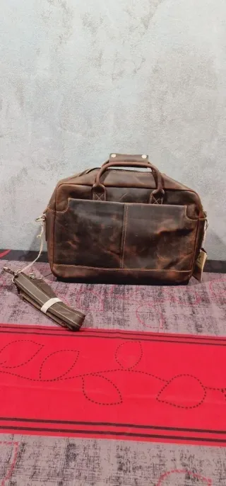 Maletín/bolsa de hombro Kattee de cuero