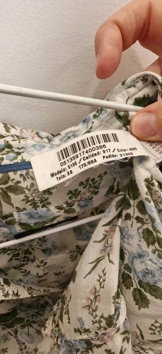 Camisa Massimo Dutti floral