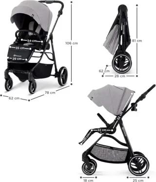 kk Kinderkraft VESTO Silla de Paseo 15KG