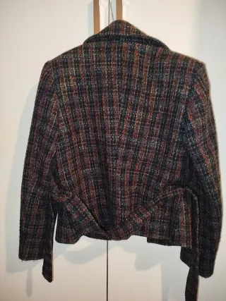 Abito midi donna con stampa rosa rossa