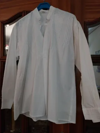 Camisa fallero blanca talla 34