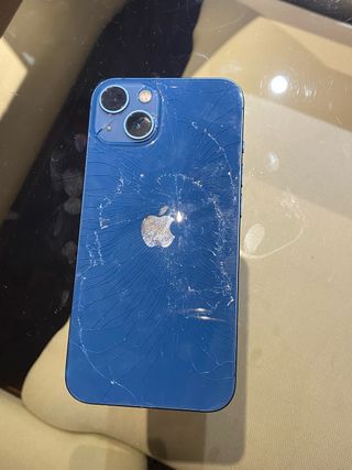 iPhone 13 azul para piezas