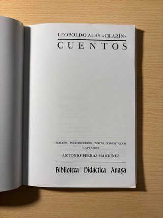 Cuentos (Biblioteca Didactica Anaya) (Spanish E...