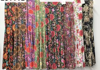 Falda flamenca ensayo floral