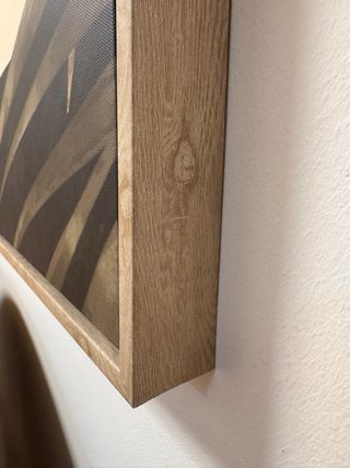 Cuadro Lienzo Mujer con Sombrero y Palmeras