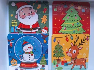 4 Puzzles Navideños