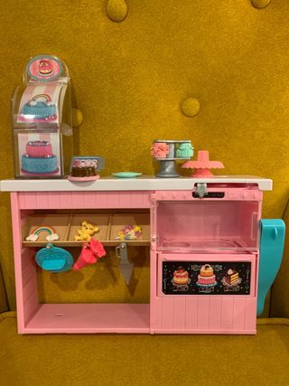 Barbie Pastelería y Moto