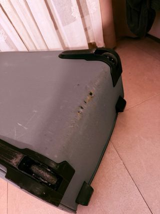 Maleta grande Samsonite color verde azulado