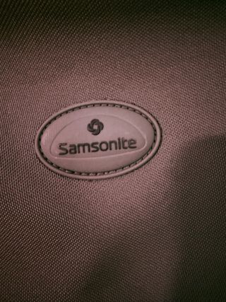 Maleta grande Samsonite color verde azulado