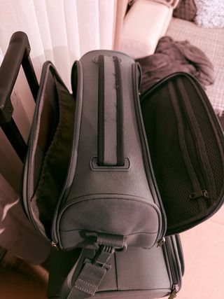 Maleta grande Samsonite color verde azulado