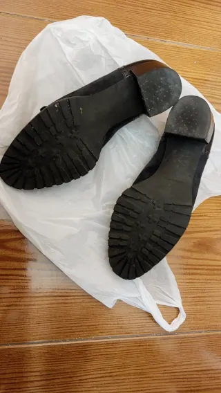 Zapatos "El Cuco" Tacon Ancho Talla 39