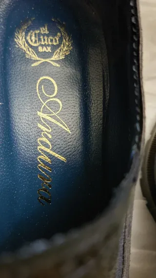 Zapatos "El Cuco" Tacon Ancho Talla 39