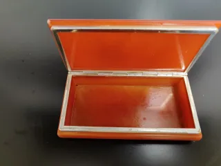 Joyero vintage alabastro floral