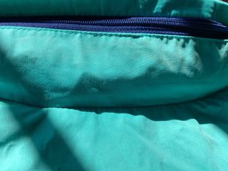 Chaqueta Boomerang Plumas Azul/Verde