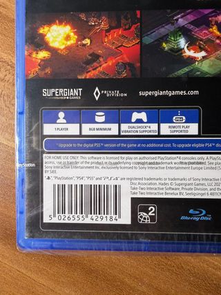 Precintado ! - Hades PS4 (PlayStation 4)