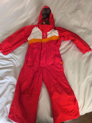 Mono de nieve infantil rojo T4