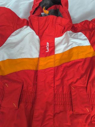 Mono de nieve infantil rojo T4