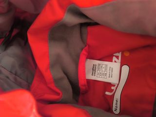 Mono de nieve infantil rojo T4