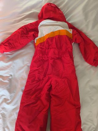 Mono de nieve infantil rojo T4