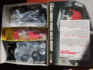 Maqueta Jaguar SS100 Targa Florio 1937 Burago