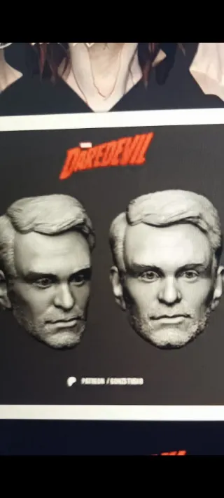 Cabeza Matt Murdock UCM Marvel Legends Resina 3D