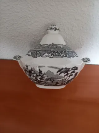 Azucarero La Cartuja Porcelana