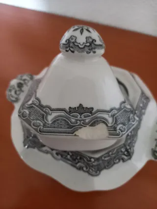 Azucarero La Cartuja Porcelana