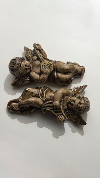 Pareja Ángeles Vintage Decorativos
