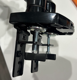 Soporte Monitor Dual Negro 360o