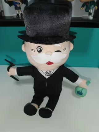 Peluche Mr. Monopoly con sombrero