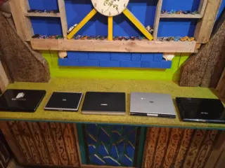 Portátiles para piezas (negro/plateado)