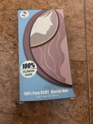 Extensiones pelo natural castaño y plateado