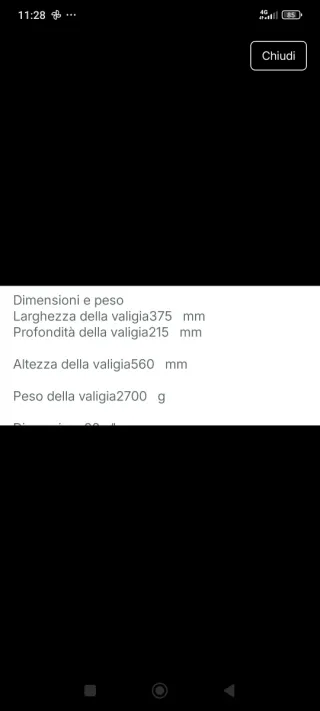 Bagaglio a mano Unieuro Argento