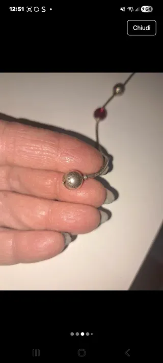 Braccialetto Pandora Rosa e Argento